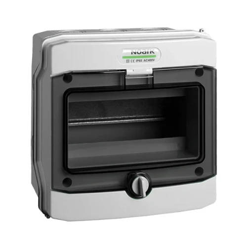 Scatola di montaggio in plastica, montaggio esterno, IP65, 1 fila, 8 moduli PV-200-101493