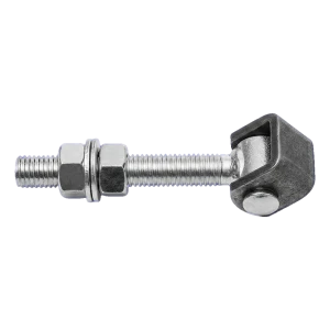 Cerniera regolabile per cancelli M20 lunga zincata – 180 mm