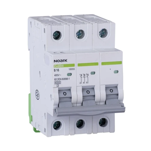 Interruttore automatico 6 kA, ch-ka B, 16 A, tripolare PV-200-100053