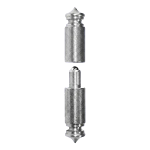 Cerniera rotante decorativa PSG con sfera per cancelli e cancelletti diametro 35 mm H190 mm in acciaio