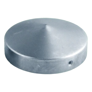 Copritesta per recinzione rotondo per palo Ø 60 mm – acciaio zincato