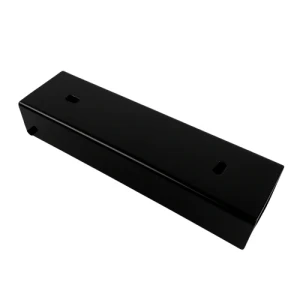 Profilato a C di collegamento supporto per muretto 200x55 nero