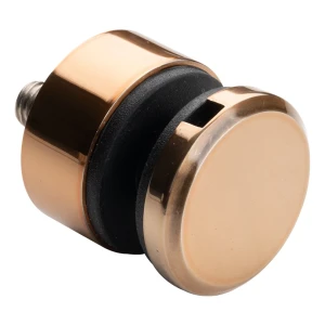 Supporto puntuale per vetro 6-12 mm fi 30/13/M8x40 AISI 304 sistema piatto ramato