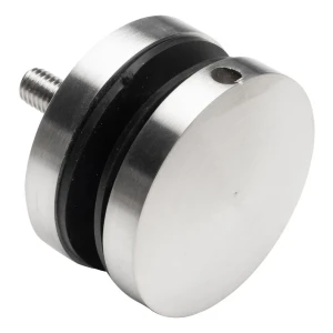 Supporto puntuale per vetro 8-17,52 mm fi 50/8/M8x45 AISI 304 sistema piatto satinato