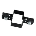 Morsetto intermedio per pannelli di recinzione 40x60 mm nero GPV-700-02 (2)