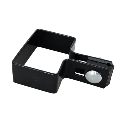 Morsetto terminale per pannelli di recinzione 40x60 mm nero GPV-700-12 (1)