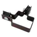Morsetto angolare per pannelli di recinzione 40x60 marrone GPV-700-10 (1)