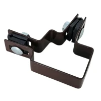 Staffa per pannelli di recinzione angolare 60x40 bronzo