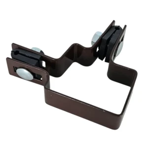 Staffa per pannelli di recinzione angolare 60x40 bronzo