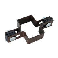 Staffa intermedia per pannelli di recinzione 60x40 bronzo