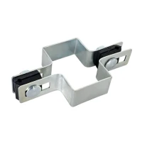 Staffa intermedia per pannelli di recinzione 60x40 zincata