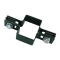 Morsetto intermedio per pannelli di recinzione 40x60 mm verde GPV-700-03 (2)