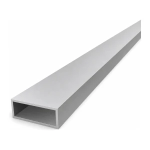 Tubo rettangolare in alluminio 20×50×2 mm – profilo chiuso EN AW-6060, L=2000 mm