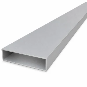 Tubo rettangolare in alluminio 20×80×1,5 mm – profilo chiuso EN AW-6060, L=2000 mm