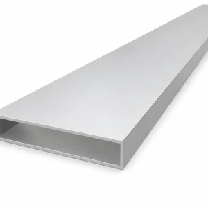 Tubo rettangolare in alluminio 20×100×2 mm – profilo chiuso L=2000 mm EN AW-6060