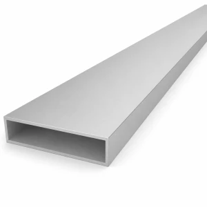 Tubo rettangolare in alluminio 20×80×2 mm – profilo chiuso EN AW-6060 L=2000 mm