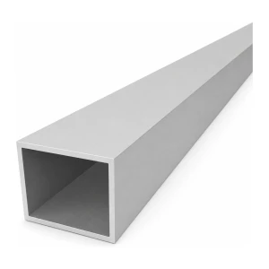 Tubo rettangolare in alluminio 50×60×3 mm – profilo chiuso L=2000 mm