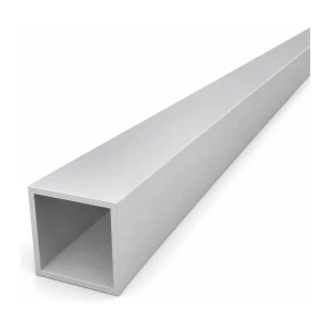 Tubo in alluminio quadrato 40×40×3 mm – profilo chiuso L=2000 mm