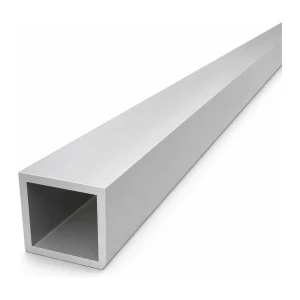 Tubo in alluminio quadrato 40×40×4 mm EN AW-6060 – lunghezza 2000 mm