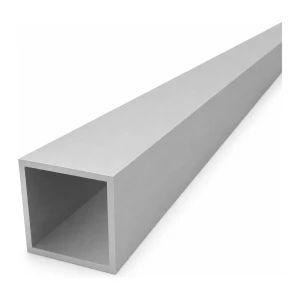 Tubo quadrato in alluminio 50×50×3 mm EN AW-6060 – lunghezza 2000 mm