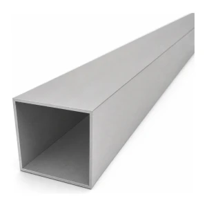 Tubo in alluminio quadrato 60×60×2 mm – profilo chiuso PA38 L=2000 mm