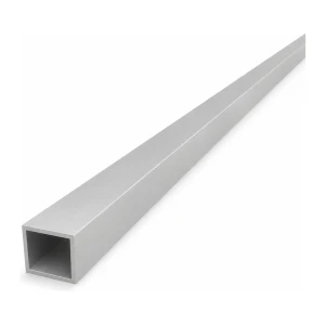 Tubo in alluminio quadrato 20×20×1,5 mm EN AW-6060 – lunghezza 2000 mm