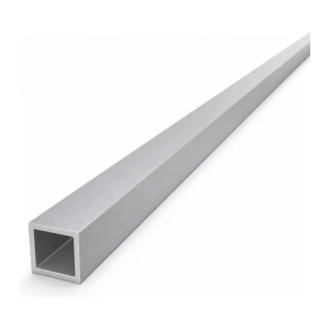 Tubo quadrato in alluminio 20×20×2 mm – profilo chiuso L=2000 mm