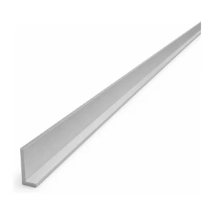 Angolare alluminio a lati disuguali 20×10×2 mm – profilo L, lunghezza 2000 mm