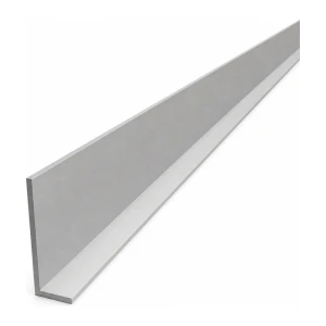 Angolare in alluminio a lati disuguali 50×20×2 mm – profilo L, lunghezza 2000 mm