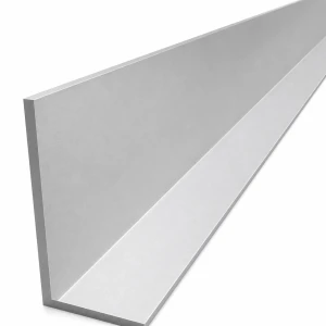 Angolare in alluminio a lati disuguali 100×50×5 mm – profilo L, lunghezza 2000 mm