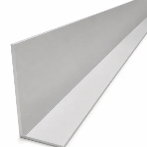 Angolare in alluminio a lati disuguali 100×50×3 mm – profilo L, lunghezza 2000 mm