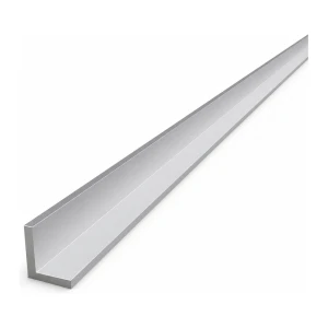 Angolare in alluminio equilaterale 20×20×3 mm – profilo L, lunghezza 2000 mm