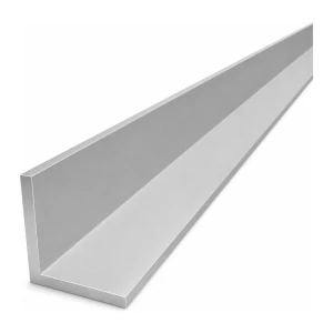 Angolare alluminio ad ali uguali 50×50×5 mm – profilo L, lunghezza 2000 mm