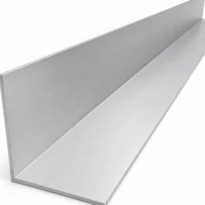 Angolare in alluminio equilaterale 80×80×3 mm EN AW-6060 L=2000 mm