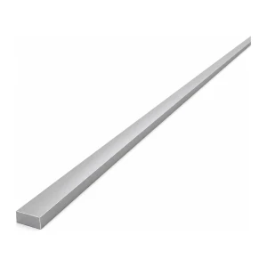Piatto in alluminio EN AW-6060 T64 – 10×5 mm, lunghezza 2000 mm