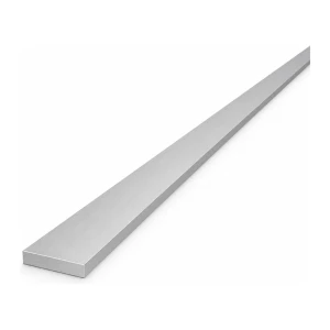 Piatto in alluminio 25×5 mm EN AW-6060 T64, lunghezza 2000 mm