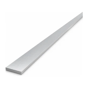 Piatto in alluminio EN AW-6060 25×4 mm, lunghezza 2000 mm