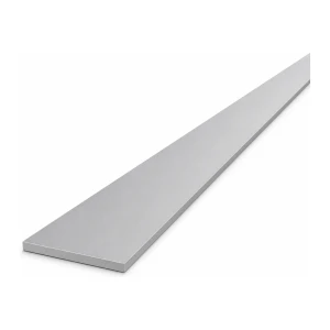 Piatto in alluminio 50×4 mm EN AW-6060 T64, lunghezza 2000 mm