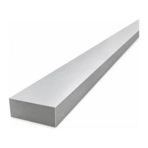 Piatto in alluminio EN AW-6060 T64 – 50×20 mm, lunghezza 2000 mm