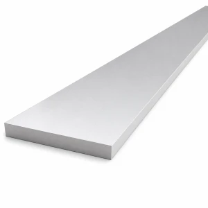 Piatto in alluminio 80×10 mm EN AW-6060 T64 – profilo piatto L=2000 mm