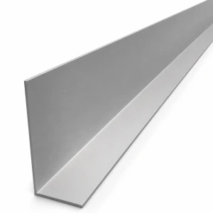 Angolare in alluminio asimmetrico 80×40×2 mm – profilo L, lunghezza 2000 mm