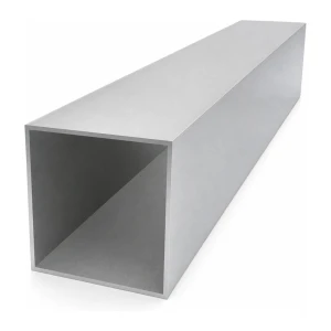 Tubo quadrato in alluminio 150×150×3 mm – profilo chiuso EN AW-6060, L=2000 mm