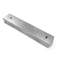 Profilo a C di collegamento supporto per muretto 300x55 zincato