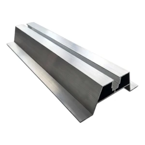 Ponte trapezoidale in alluminio H40 L330 con guarnizione EPDM 2 mm per montaggio FV