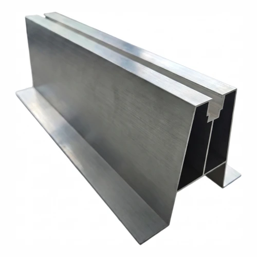 Staffa trapezoidale in alluminio H100 L330 con guarnizione EPDM 2 mm per installazione FV 001-778 (1)