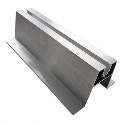 Supporto trapezoidale obliquo con guarnizione EPDM H63 L330 – adattatore in alluminio per tetto fotovoltaico 001-776 (1)