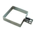 Staffa terminale per pannelli di recinzione 100x100 mm zincata 000-781 (2)