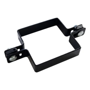 Staffa intermedia per pannelli recinzione 100x100 mm nero