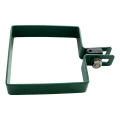 Staffa terminale per pannelli di recinzione 100x100 mm verde 000-783 (2)