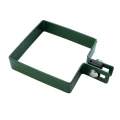Staffa terminale per pannelli di recinzione 100x100 mm verde 000-783 (4)